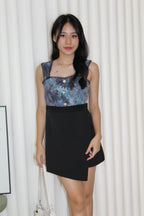 Lamer Printed Romper (Black)