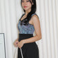 Lamer Printed Romper (Black)