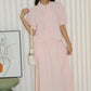 Blossom Two Piece Cheongsam Set (Pink)