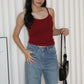 Dinny Padded Top (Red)