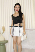 Sierra Ruched Top (Black)