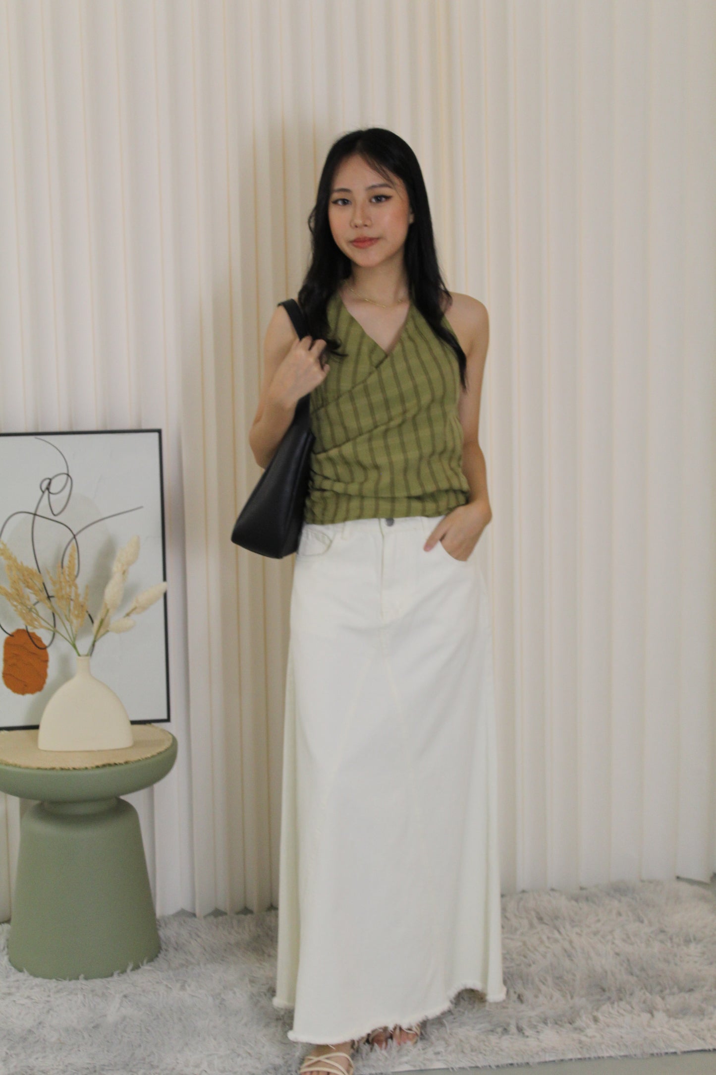 Juliette Maxi Skirt (White)