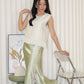 Daniela Satin Lace Maxi Skirt (Black)