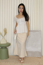 Melody Fish Tail Skirt (Cream)