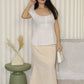 Melody Fish Tail Skirt (Cream)