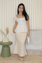 Melody Fish Tail Skirt (Cream)