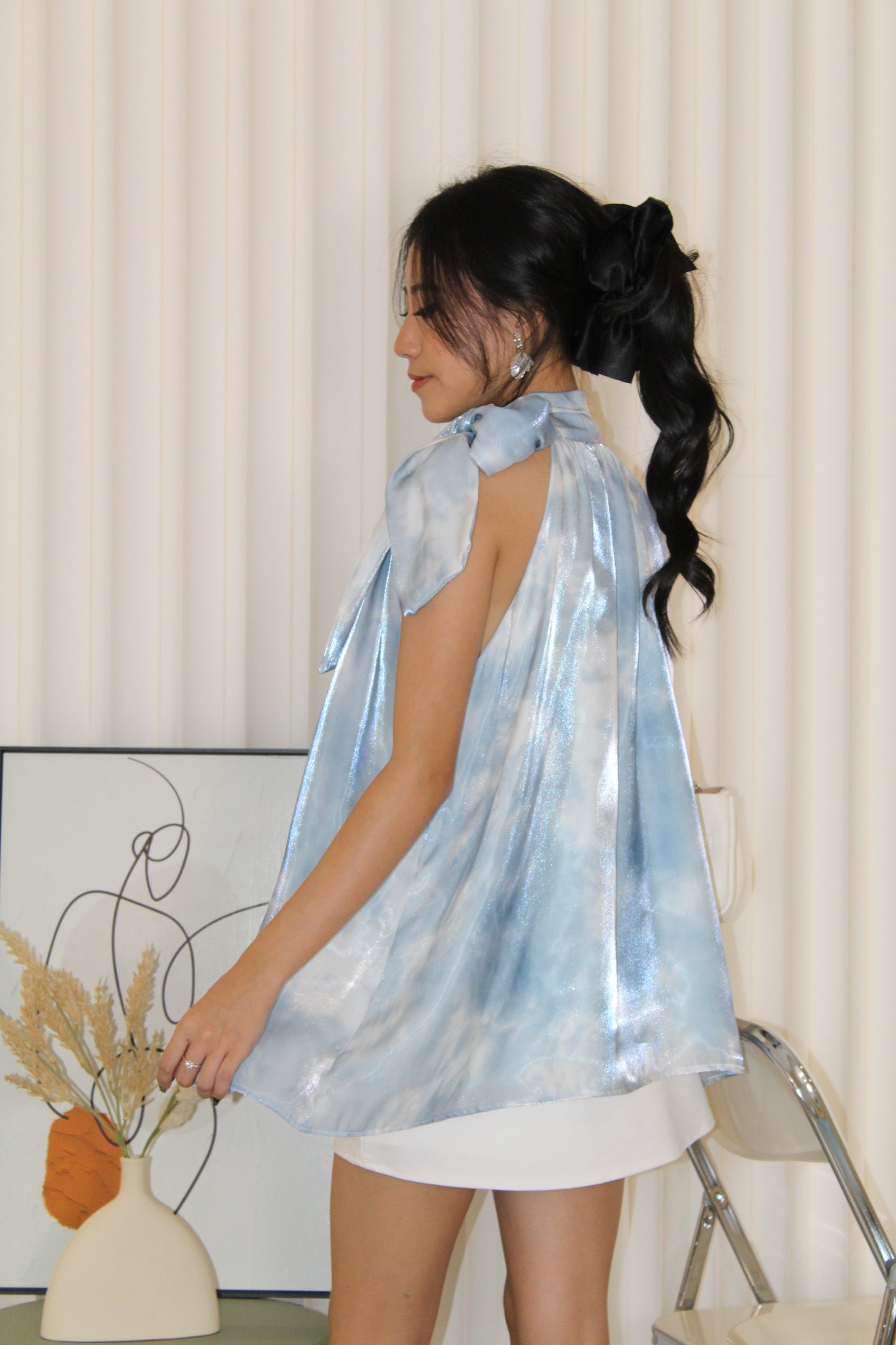 Shanky Halter Top (Blue)