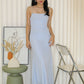 Winnie Mesh Maxi Dress (Blue)