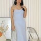 Winnie Mesh Maxi Dress (Blue)