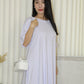 Becca Casual Cotton Maxi Dress (Lilac)