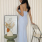 Winnie Mesh Maxi Dress (Blue)