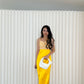 Sandrea Midi Dress (Yellow)