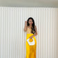 Sandrea Midi Dress (Yellow)