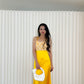 Sandrea Midi Dress (Yellow)