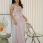 Gianna Satin Midaxi Dress (Lilac)