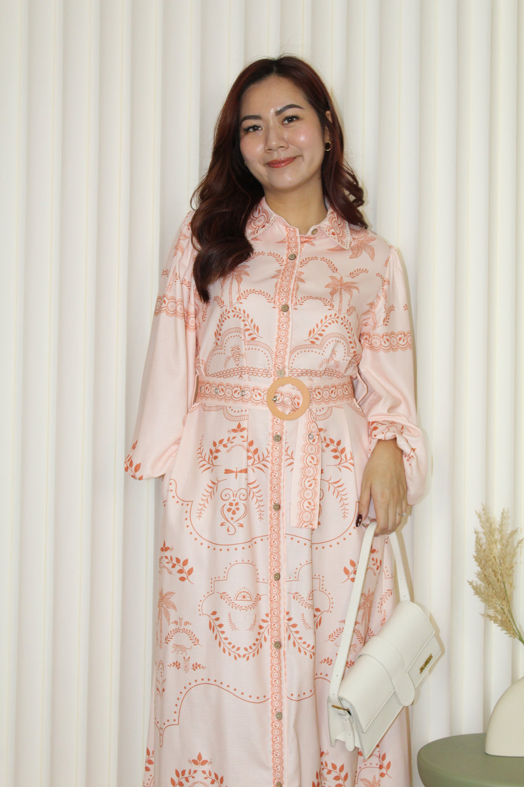 Grace Floral Maxi Dress (Pink)