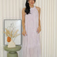 Jaelyn Halter Midi Dress (Cream)