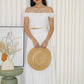 Yasmine Eyelet Two Piece Set (White)