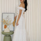 Yasmine Eyelet Two Piece Set (White)