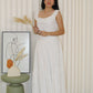 Yasmine Eyelet Two Piece Set (White)