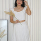 Yasmine Eyelet Two Piece Set (White)
