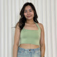 Tiffy Halter Crop Top (Blue)