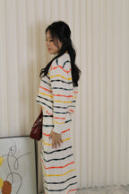 Roseline Knit Two Piece Skirt Set (Cream)