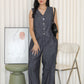 Millie Denim Vest Two Piece Set