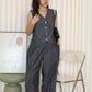 Millie Denim Vest Two Piece Set