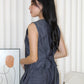 Millie Denim Vest Two Piece Set