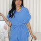 Jaycee Two Piece Shorts Set (Blue)