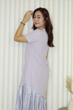 Jace Layered Midaxi Dress (Blue)