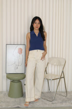 Shannon Straight Pants (Cream)