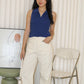 Shannon Straight Pants (Cream)