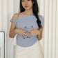 Dierdre Asymmetric Top (Cream)