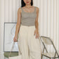 Yana Pleated Pants (Cream)