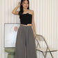 Yana Pleated Pants (Cream)