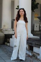 Kylie Embroidered Jumpsuit (White)