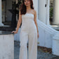 Kylie Embroidered Jumpsuit (White)