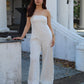 Kylie Embroidered Jumpsuit (White)