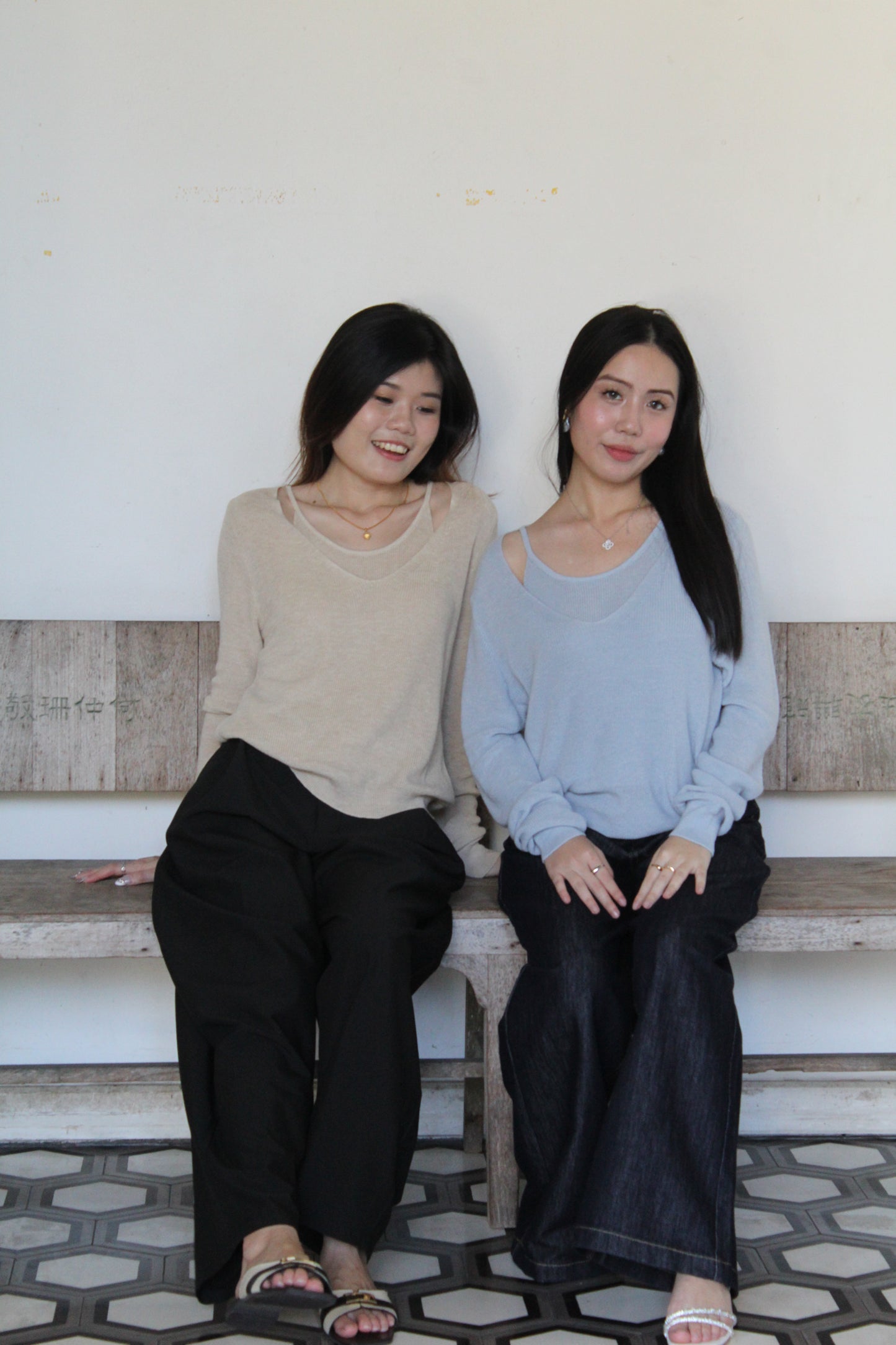 Faelynn Knit Top (Blue)