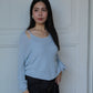 Faelynn Knit Top (Blue)