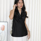 Piper Halter Bare Back Top (Black)