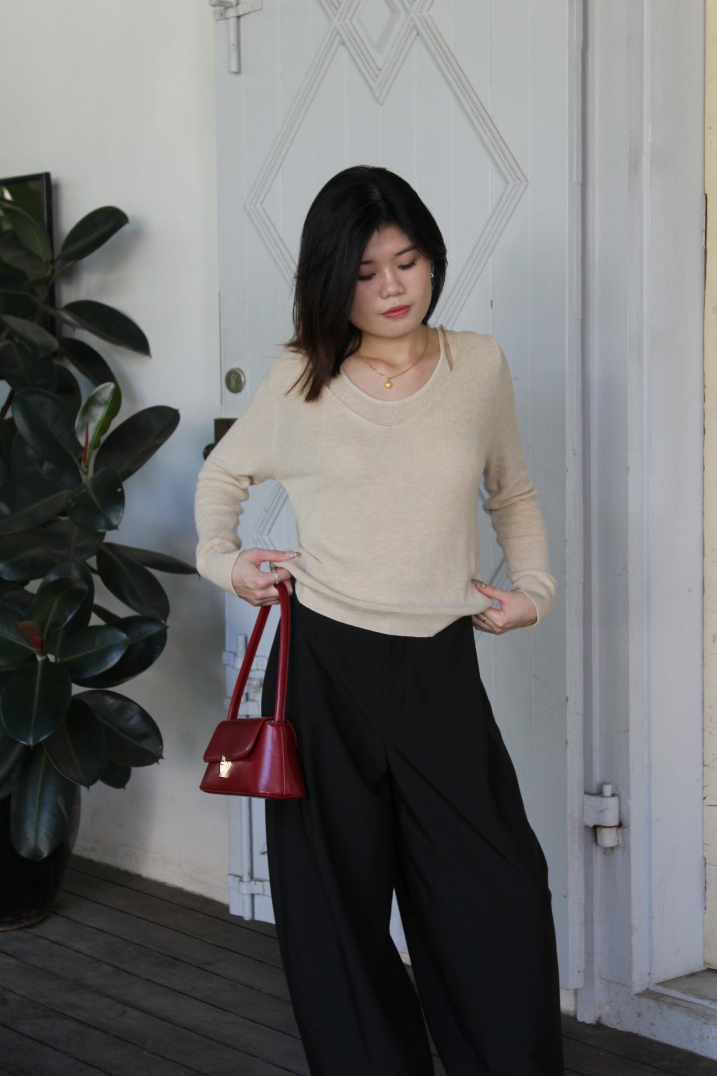 Faelynn Knit Top (Blue)