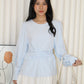 Micah Blouse Top (Blue)