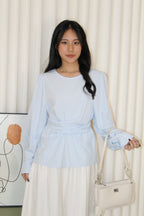 Micah Blouse Long Sleeve Top (Cream)