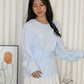 Micah Blouse Top (Blue)