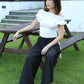 Erina Curved Pants (Black)