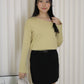 Lexi Knit Asymmetric Top (Grey)