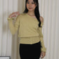 Lexi Knit Asymmetric Top (Grey)